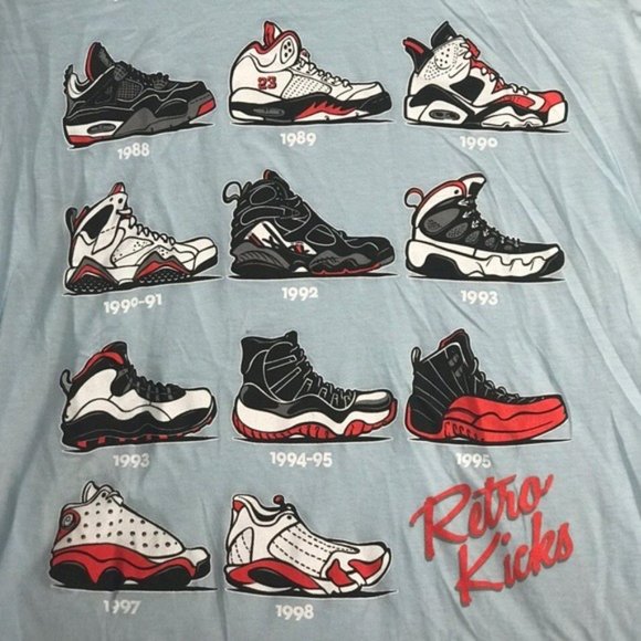 Jordan Retro Kicks Graphic Shirt - Picture 3 of 5